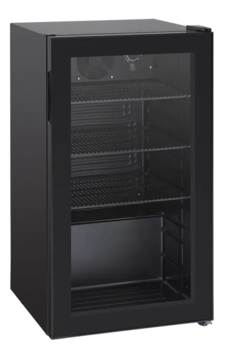 Scancool DC98BB Displaykabinet til køleskab 88 L 49 flaske(r) 74 dåse(r) Fritstående B Scancool DC98BB Displaykabinet til køleskab 88 L 49 flaske(r) 74 dåse(r) Fritstående B